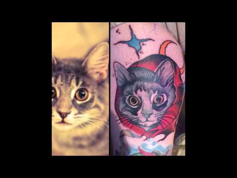 kitty and tatoo